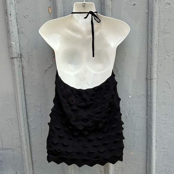 Adolpho Dominguez Black Knit Tank, BNWT, Large - Picture 9 of 16